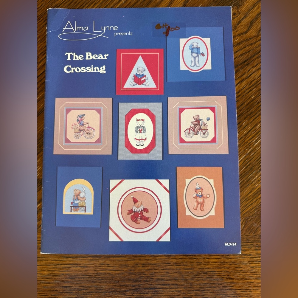 Alma Lynne Designs lot of 5 Booklets Counted Cross Stitch Bears Folk Country - Picture 5 of 9